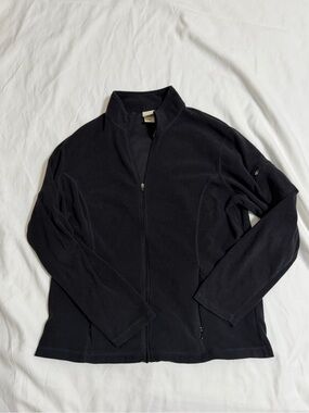 Women's Black Full-Zip Fleece Jacket